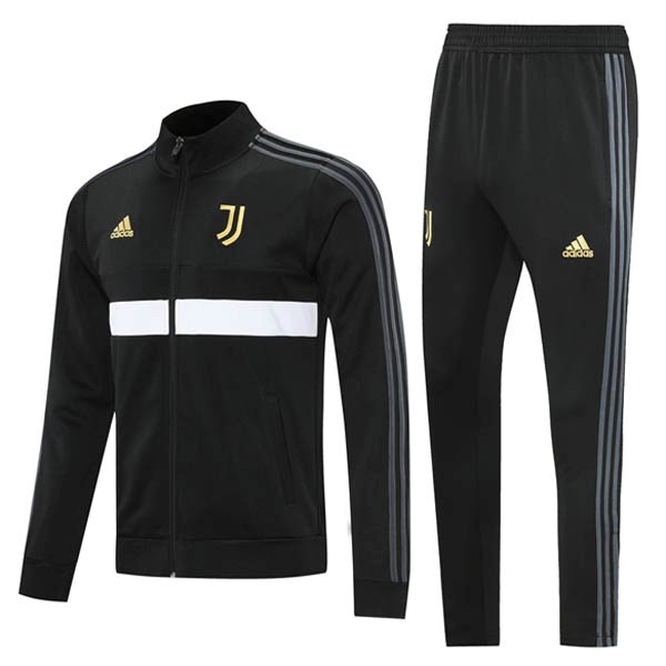 Chandal Juventus 2020 2021 Negro Blanco Gris